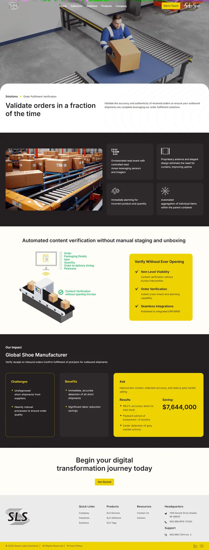 Solution page design